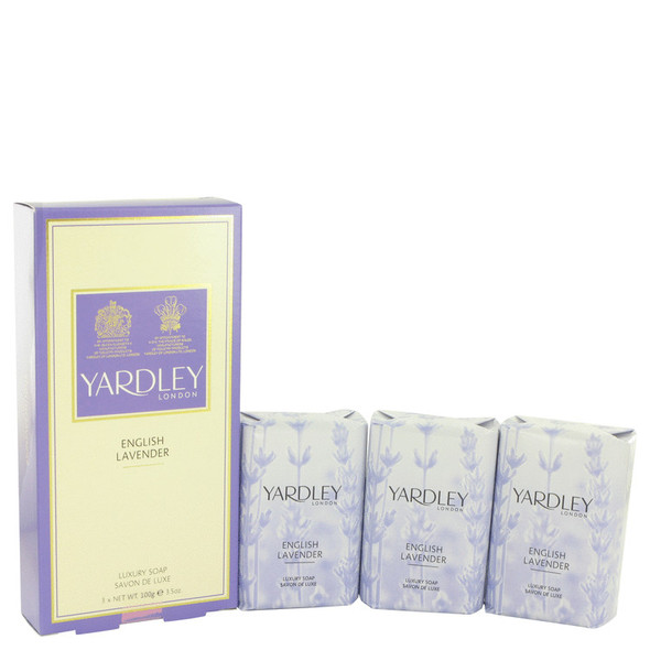 English Lavender by Yardley London 3 x 3.5 oz Soap 3.5 oz for Women