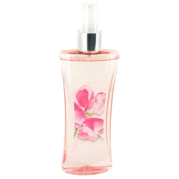 Body Fantasies Signature Pink Sweet Pea Fantasy by Parfums De Coeur Body Spray 8 oz for Women