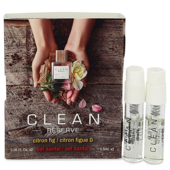 Clean Reserve Citron Fig by Clean Vial Set Includes Citron Fig and Sel Santal .05 oz  for Women