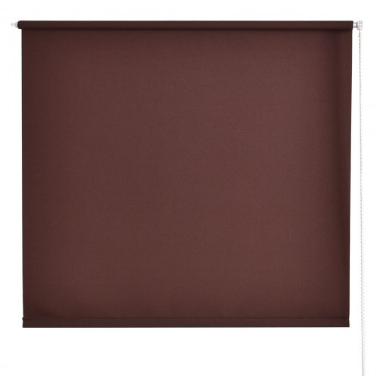 43" x 60" Sunscreen Sun Shade  Semi-shut Roller Curtain-Brown