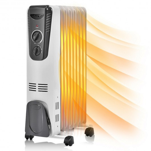 1500 W Electric Oil Filled Radiator Space Heater