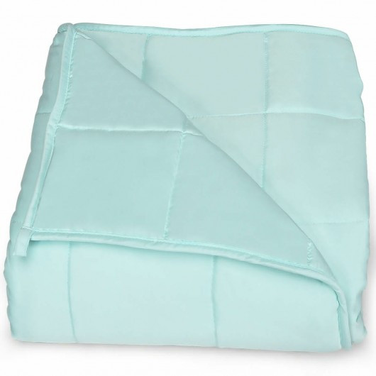 10 lbs Soft Cooling Breathable Premium Heavy Weighted Blanket-Green