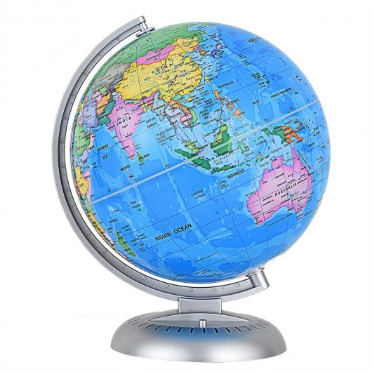 8" Illuminated Up-to-date Built-in LED Night World Globe