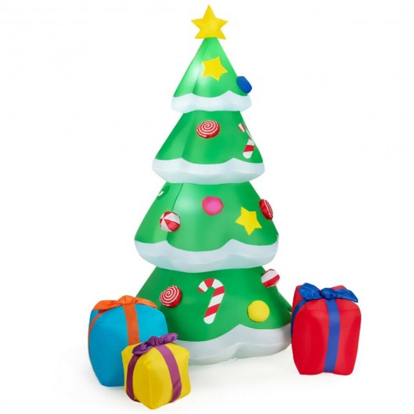 Giant Inflatable Christmas Tree with 3 Gift Wrapped Boxes