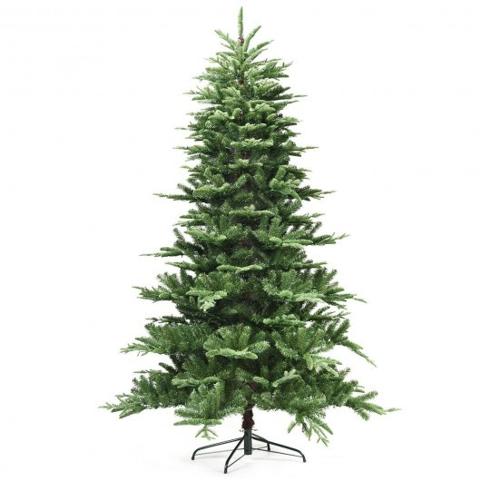 7.5 ft Pre-Lit Aspen Fir Hinged Artificial Christmas Tree with 700 LED Lights