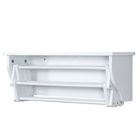 Wall-Mounted Folding Clothes Towel Drying Rack - COHW66171