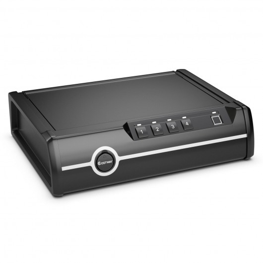 Quick-Access Dual Firearm Safety Device with Biometric Fingerprint Lock