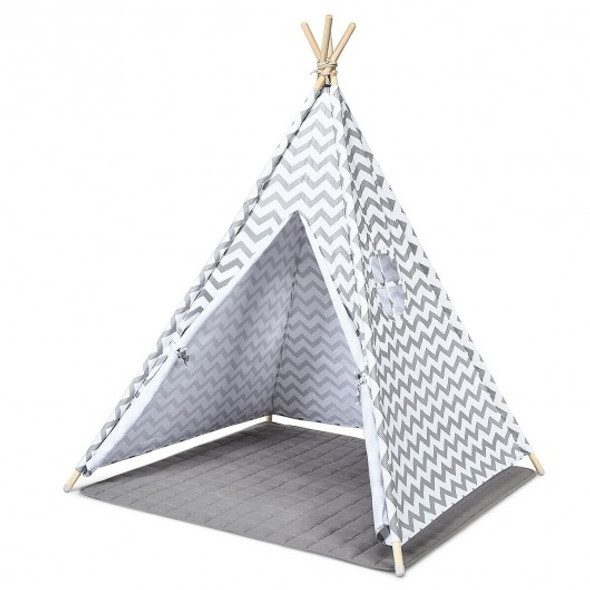 5.2' Portable Kids' Indian Play Tent