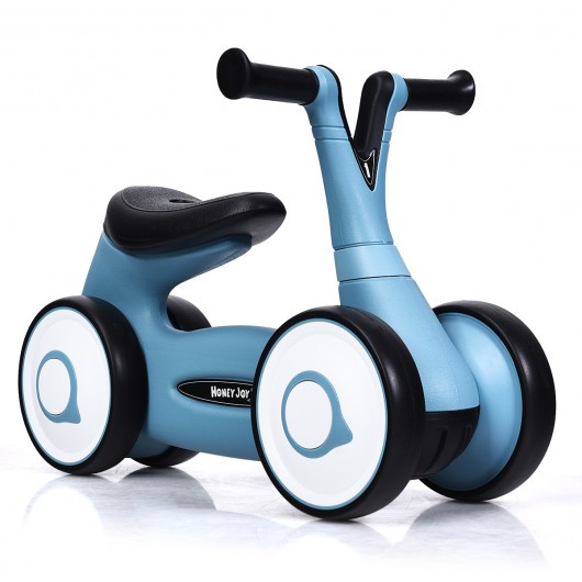 Baby Balance Bike Bicycle Toddler Toys Rides No-Pedal-Blue