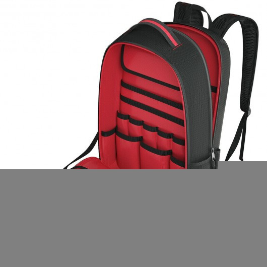 Tool Backpack Heavy Duty Jobsite Tool Bag 26 Pockets