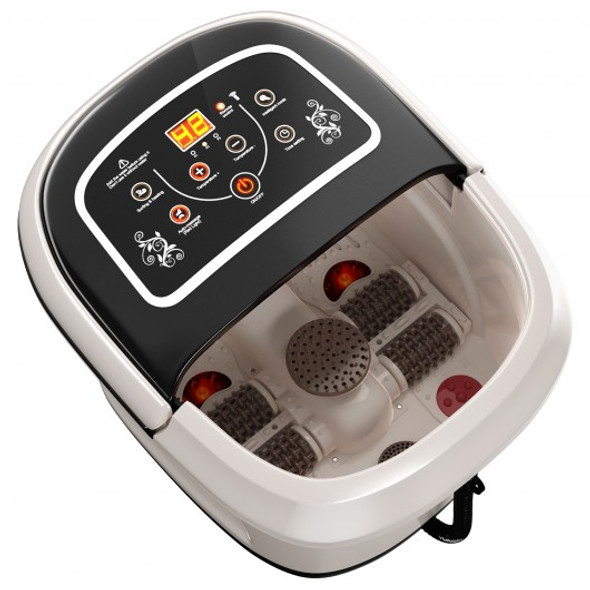 Foot Spa Bath Massager with Heat Vibration and Tempreture and Time Setting