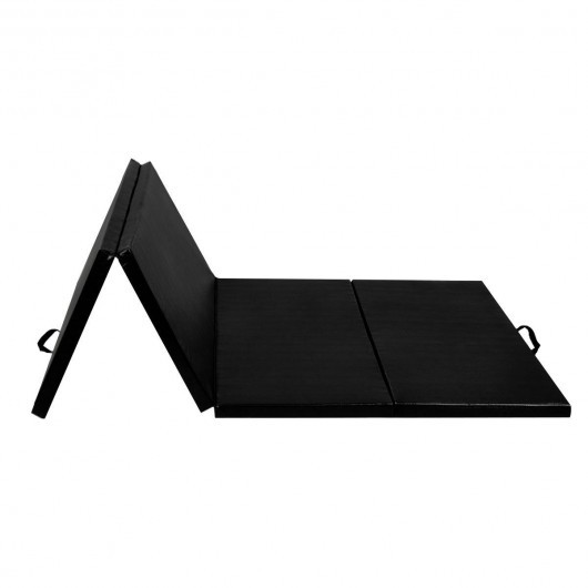 4' x 8' x 2"  Folding Panel Exercise Gymnastics Mat-Black