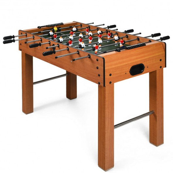 48" Foosball Table Indoor Soccer Game-Brown