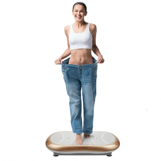 Vibration Plate Exercise Machine for Weight Loss & Toning with 3 Gears Vibration Frequency