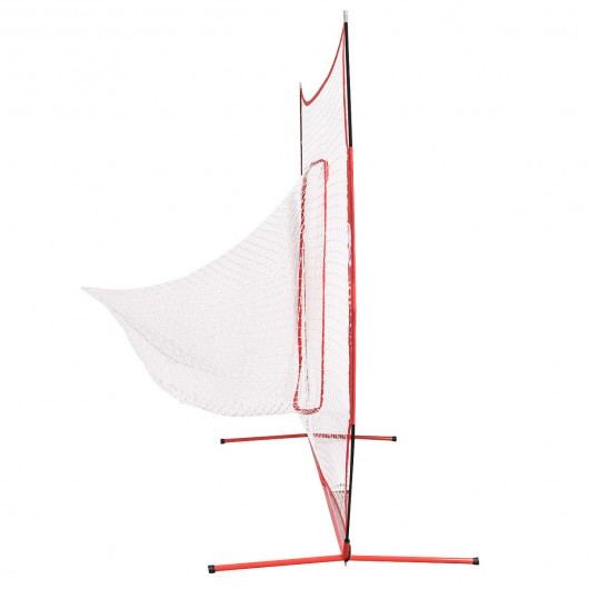 7  7 Baseball Softball Hitting Batting Training Net-Red