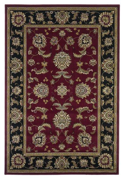 1' x 2' Red or Black Medieval Inspired Area Rug