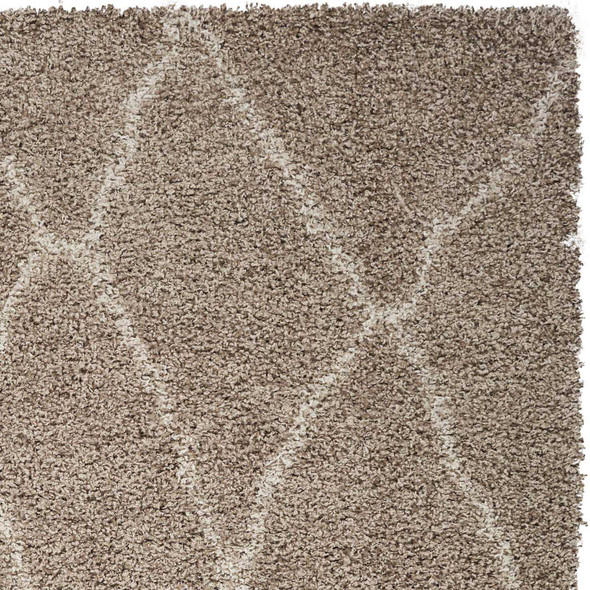 94" X 126" Sand Polypropylene Rug