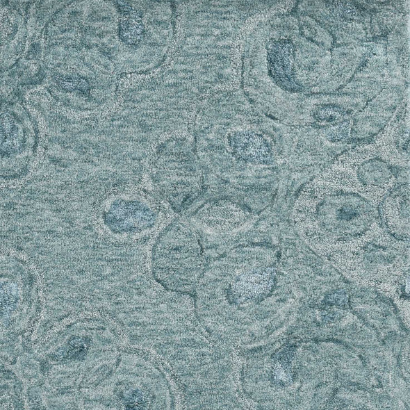 90" X 114" Seafoam Wool or Viscose Rug