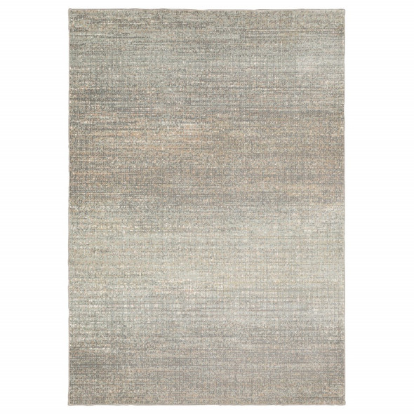 3' x 6' Gray Green Abstract Confetti Indoor Area Rug