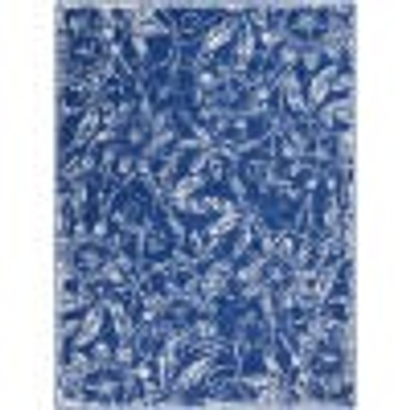 5 x 7 Navy and Ivory Floral Vines Area Rug