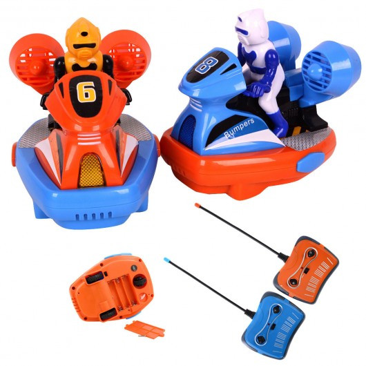 RC Speed Bumpers 2 Cars Remote Controlled Toy Cars