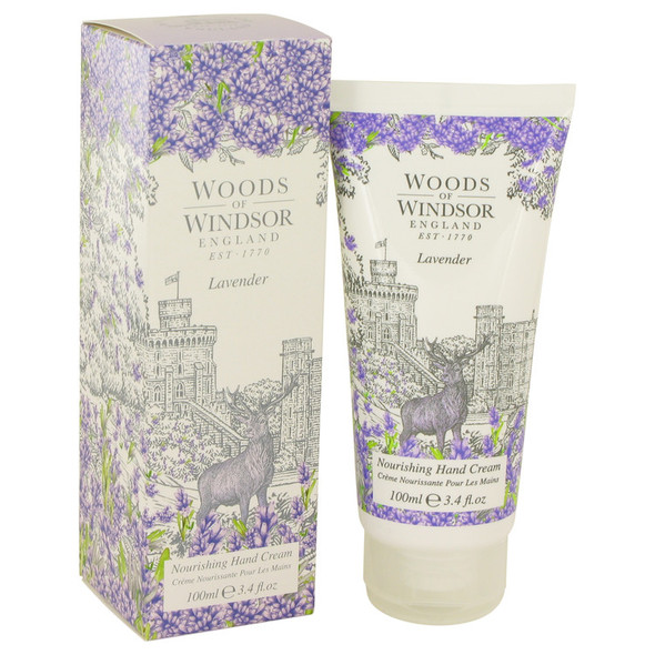 Lavender by Woods of Windsor Nourishing Hand Cream 3.4 oz for Women