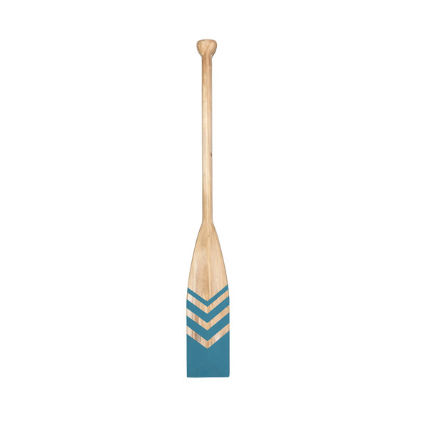 Coastal Wood Chevron Oar Wall Decor