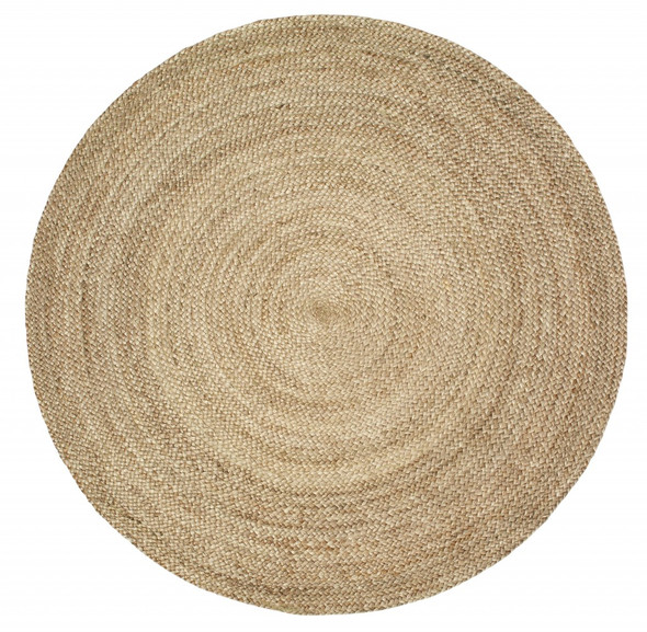 Gray Toned Natural Jute Area Rug