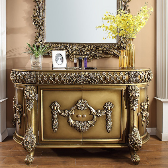 HD-1802 Bronze Traditional Bedroom Dresser