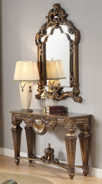 HD-8908B Bronze Traditional Console Table