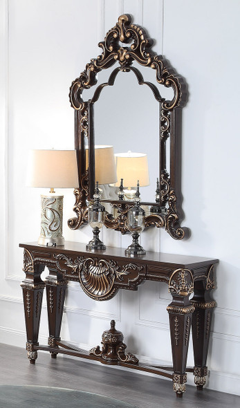 HD-905-C Cherry Traditional Console Table