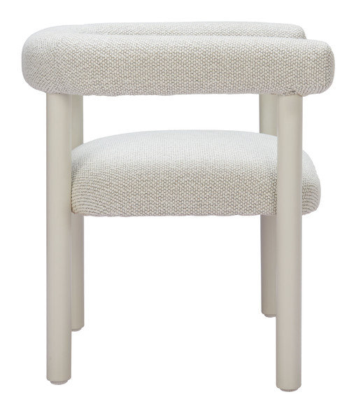 Sunbath White (Set of 2) Aluminum and Polyester Dining Chair