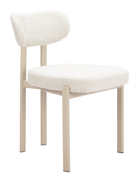 Aurea Light Gray (Set of 4) Steel and Polyester Dining Chair