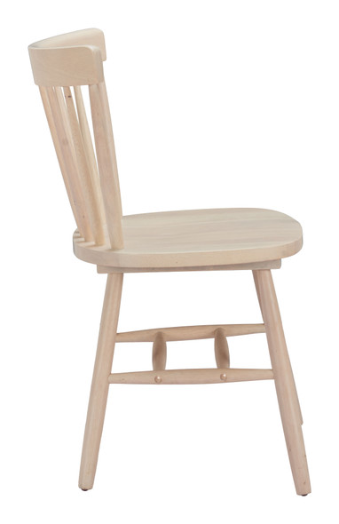 Tyce Natural (Set of 2) Rubberwood Dining Chair