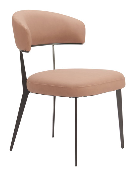 Loom Tan (Set of 2) Steel and Polyurethane Dining Chair
