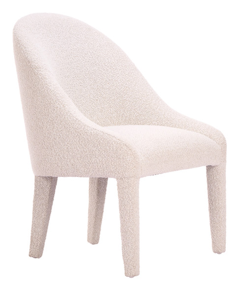Domo Ivory Rubberwood Dining Chair