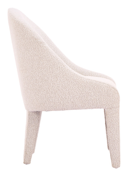 Domo Ivory Rubberwood Dining Chair