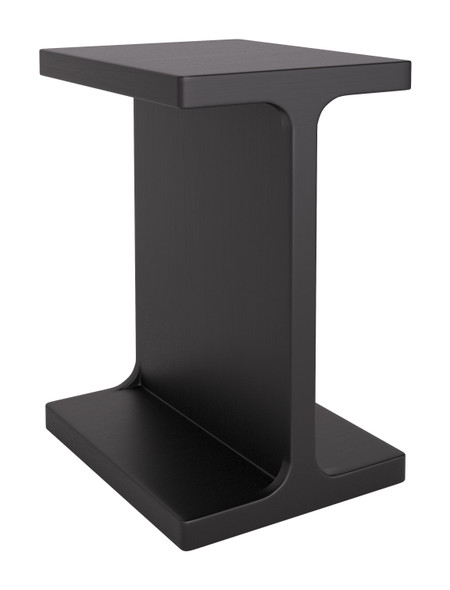 Bama Black Mango Wood Rectangular Side Table