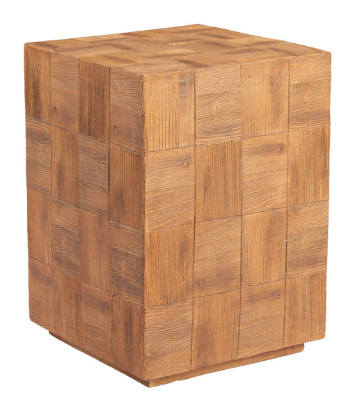 Cetka Natural Metal Square Side Table