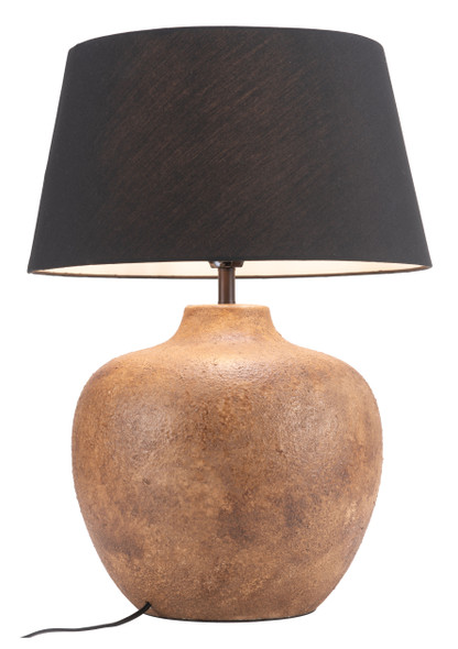 Basil Black Ceramic Table Lamp