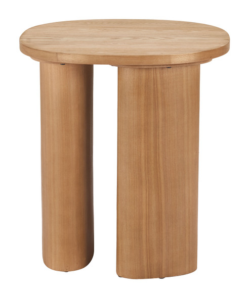 Benen Natural MDF Oval Side Table
