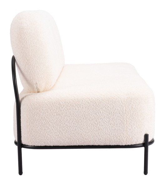Arendal Vanilla Steel and Polyester Sofa