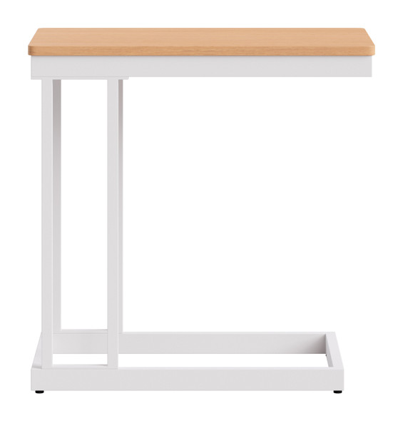 Tamaru Natural Acacia Wood and Aluminum Rectangular Side Table