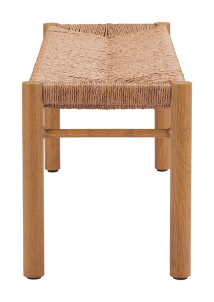 Iska Natural Aluminum Bench for Outdoor Use