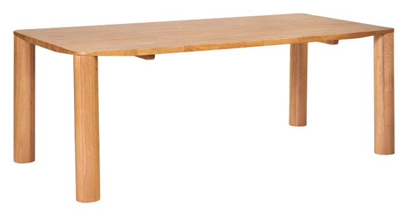 Eazy Natural Rubberwood Rectangular Dining Table