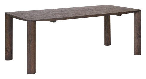 Eazy Espresso Rubberwood Rectangular Dining Table