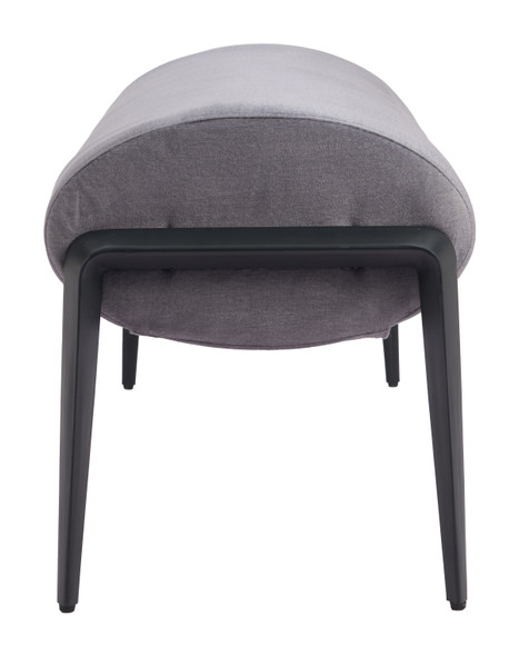 Glatt Gray Steel and Polyester Bench