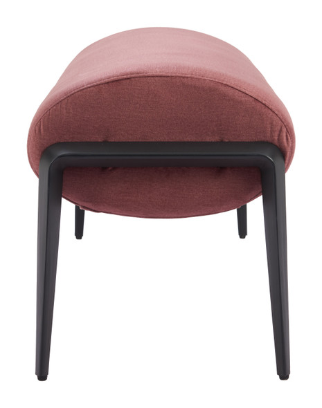Glatt Brown Steel and Polyester Bench