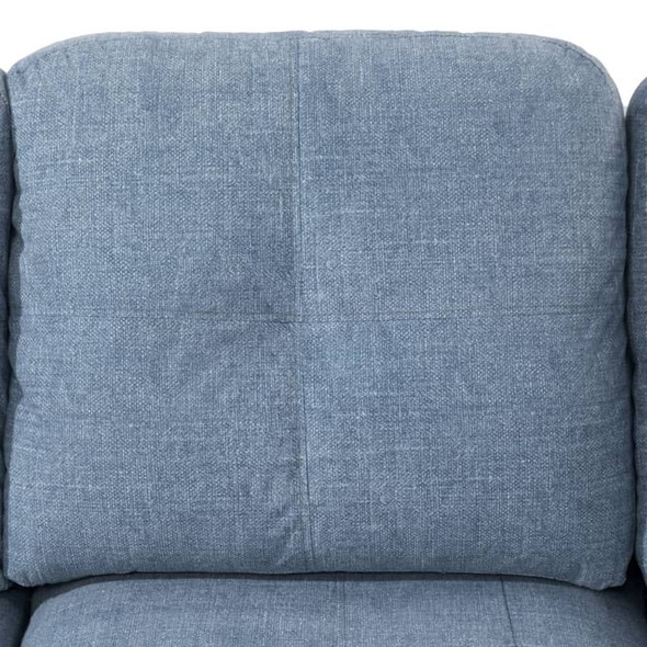 Ash Gray 3-Piece Flannel Sectional Sofa with Right-Facing Chaise and Lift-Top