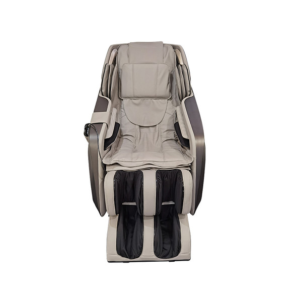 A22 Gray Full-Body Massage Chair with Coordinated Lower Section and Quiet Corner